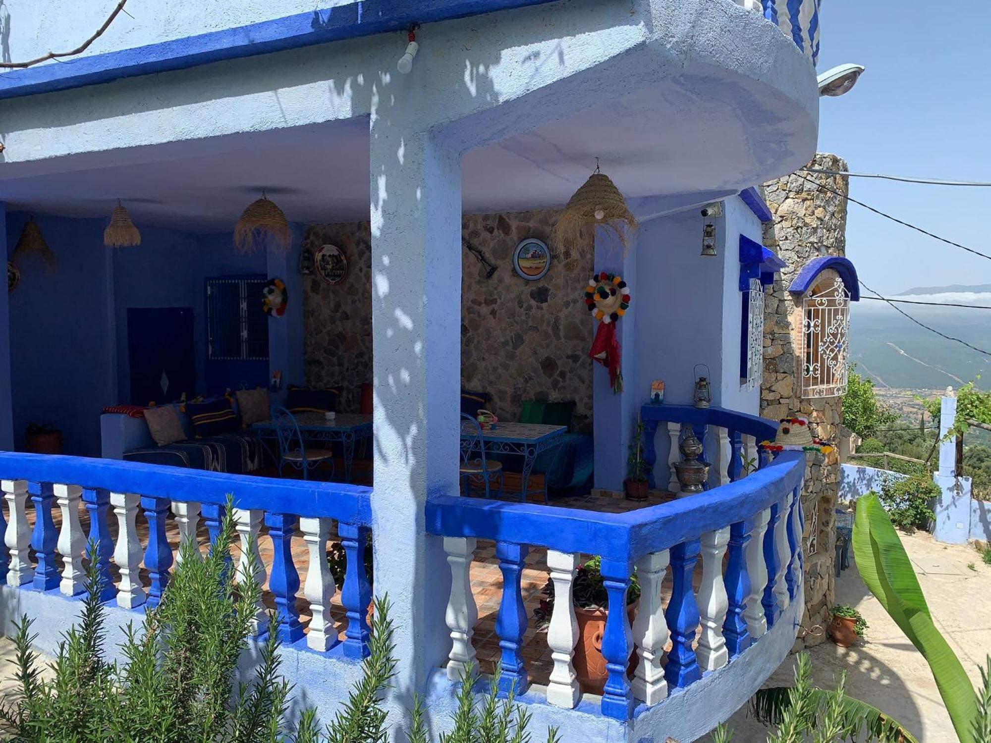 Вилла Blue House Town Шефшауэн Экстерьер фото